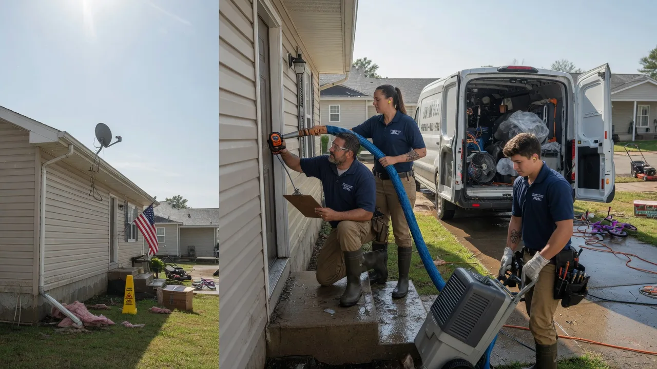 Ceiling Water Damage Restoration in Moscow, TX near me